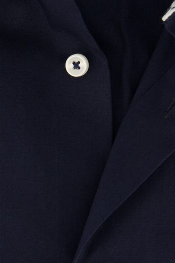 Hugo Boss business overhemd slim fit donkerblauw effen katoen easy iron
