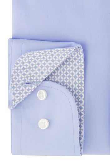 Hugo Boss business overhemd slim fit lichtblauw effen