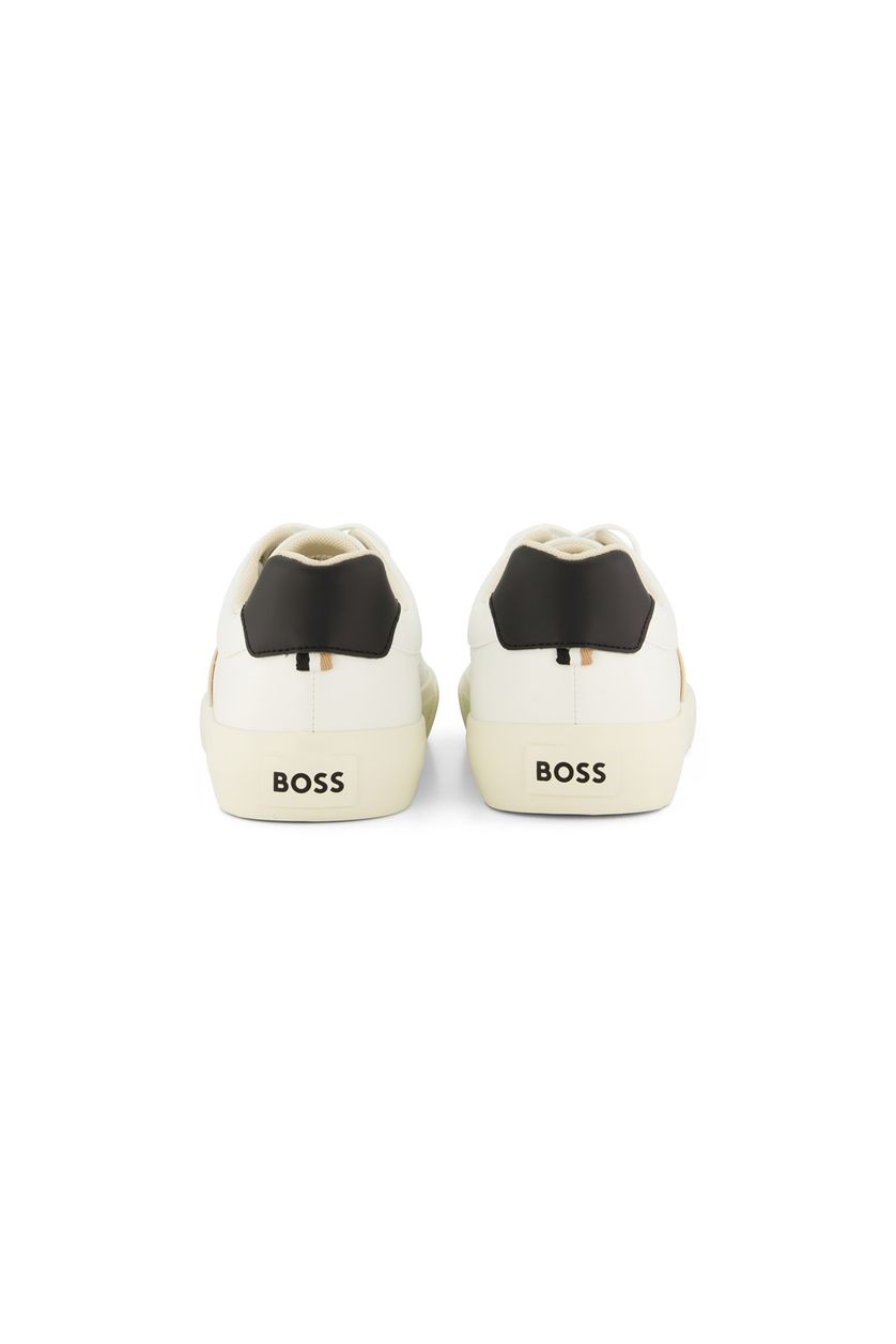 Hugo Boss sneakers wit cupzool effen 