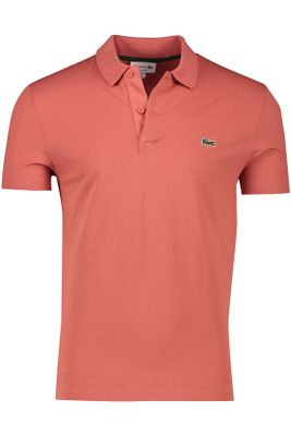 Lacoste Lacoste polo normale fit rood effen