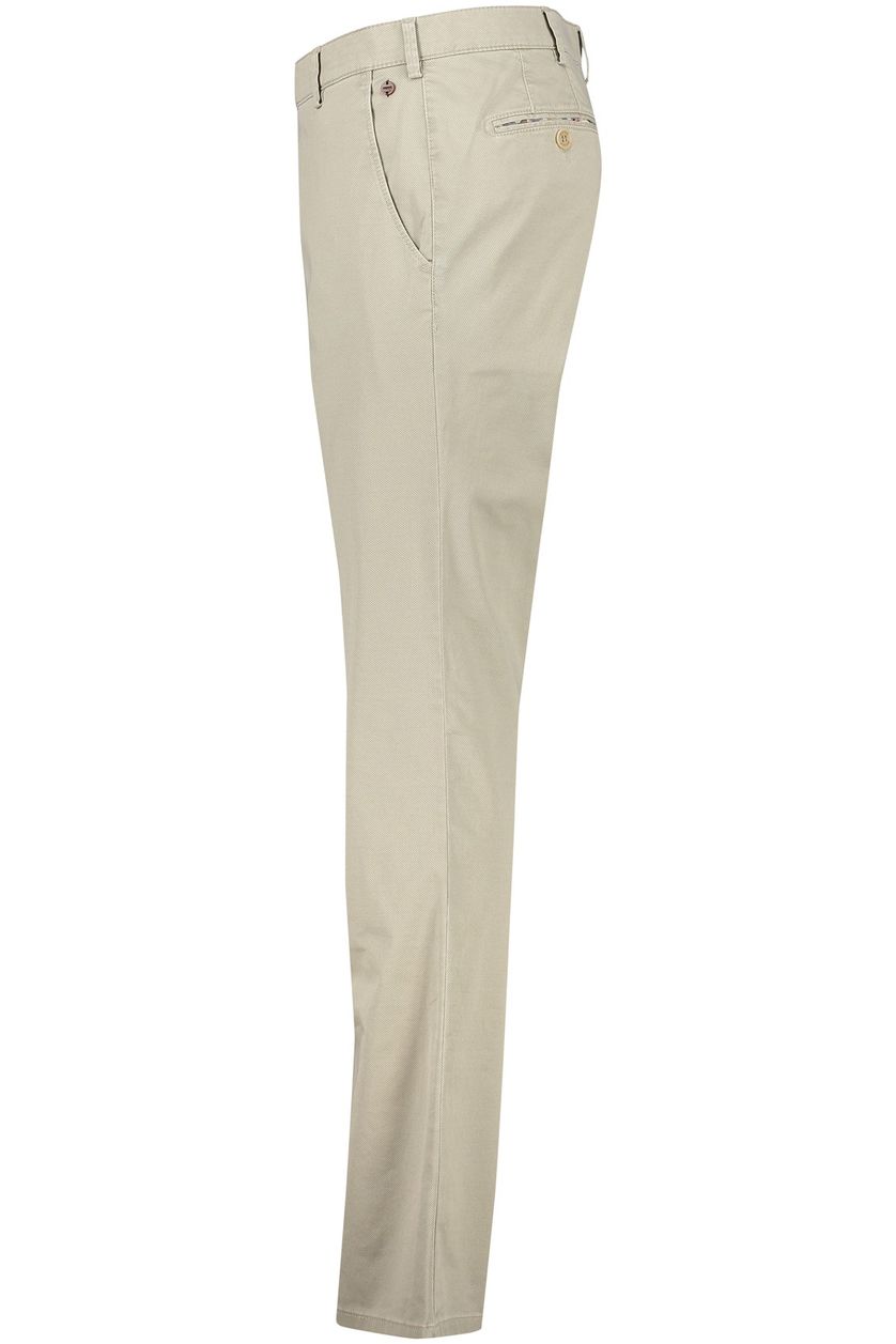 Meyer Bonn katoenen pantalon beige perfect fit