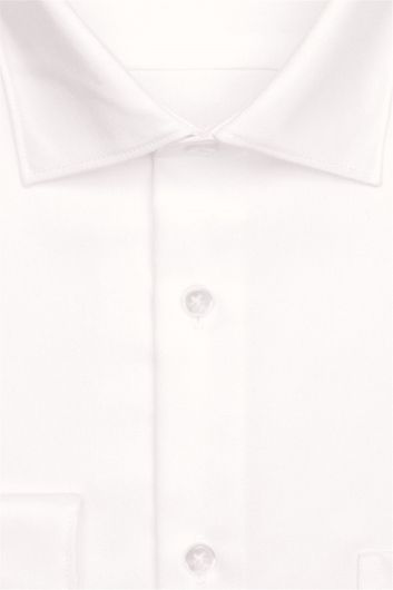 Seidensticker business overhemd wit effen katoen