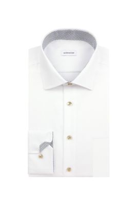 Seidensticker Seidensticker business overhemd normale fit wit katoen