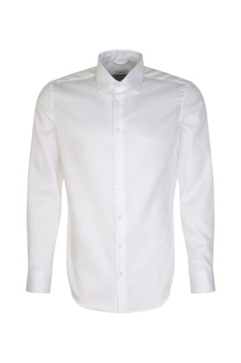 Seidensticker overhemd normale fit wit katoen