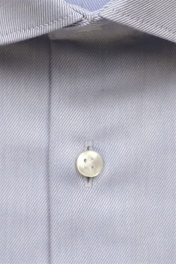 Seidensticker overhemd normale fit lichtblauw katoen