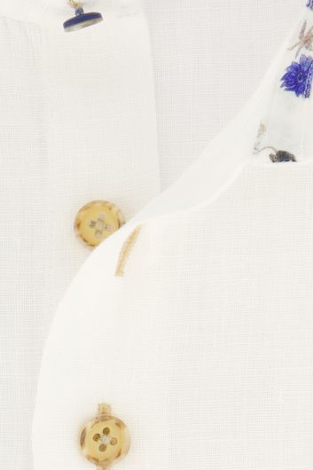 R2 overhemd wit mouwlengte 7 linnen