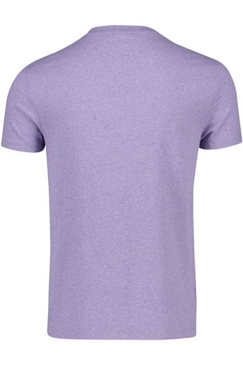 Superdry t-shirt paars gemeleerd