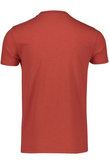 Superdry t-shirt oranje katoen