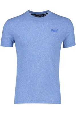 Superdry gemeleerd Superdry t-shirt blauw