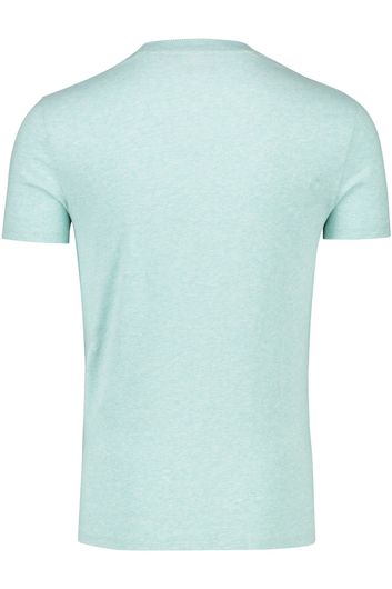 Superdry t-shirt groen gemeleerd
