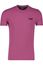T-shirt Superdry roze opdruk ronde hals katoen