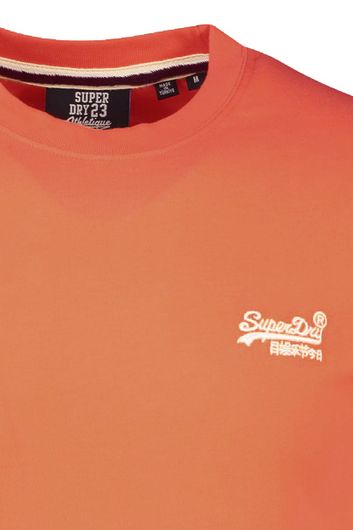 Superdry t-shirt oranje ronde hals