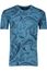 Ronde hals Superdry t-shirt blauw korte mouw geprint katoen 