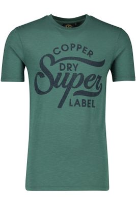 Superdry Korte mouw Superdry t-shirt groen opdruk katoen