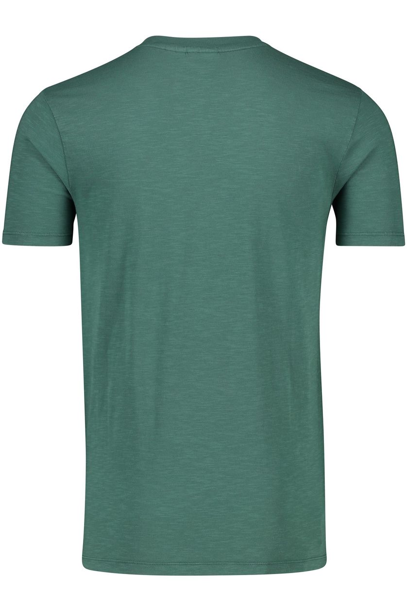 Korte mouw Superdry t-shirt groen opdruk katoen