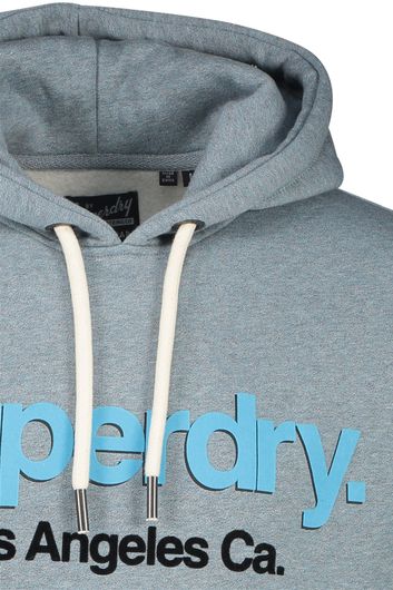 Superdry sweater katoen hoodie grijs