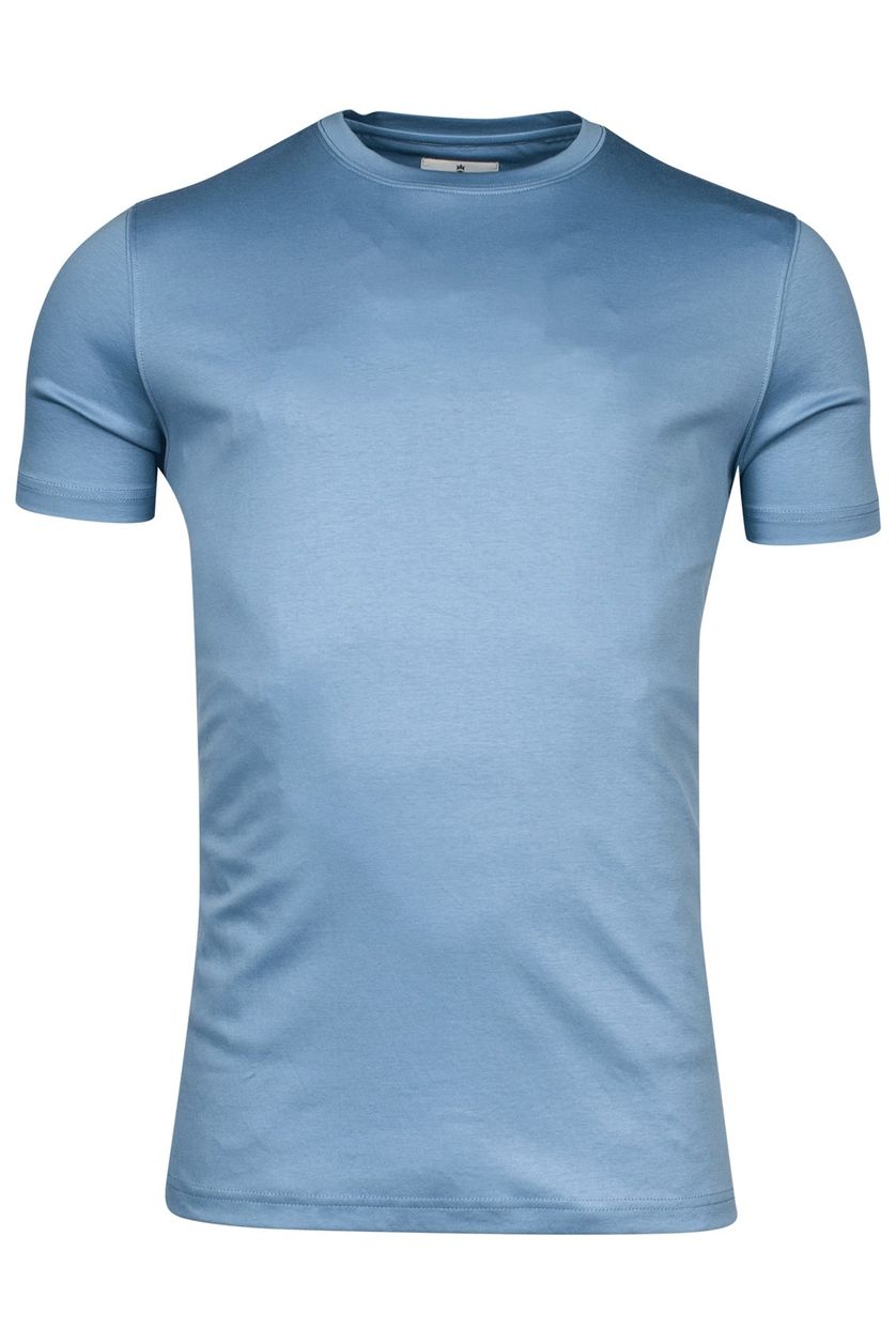 Thomas Maine 100% katoen t-shirt blauw korte mouw