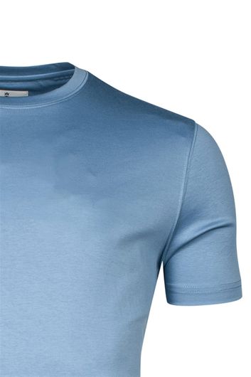 Thomas Maine t-shirt blauw korte mouw
