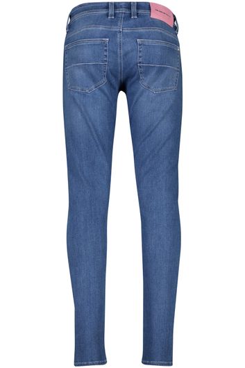 Tramarossa jeans Leonardo blauw effen katoen 5 pocket