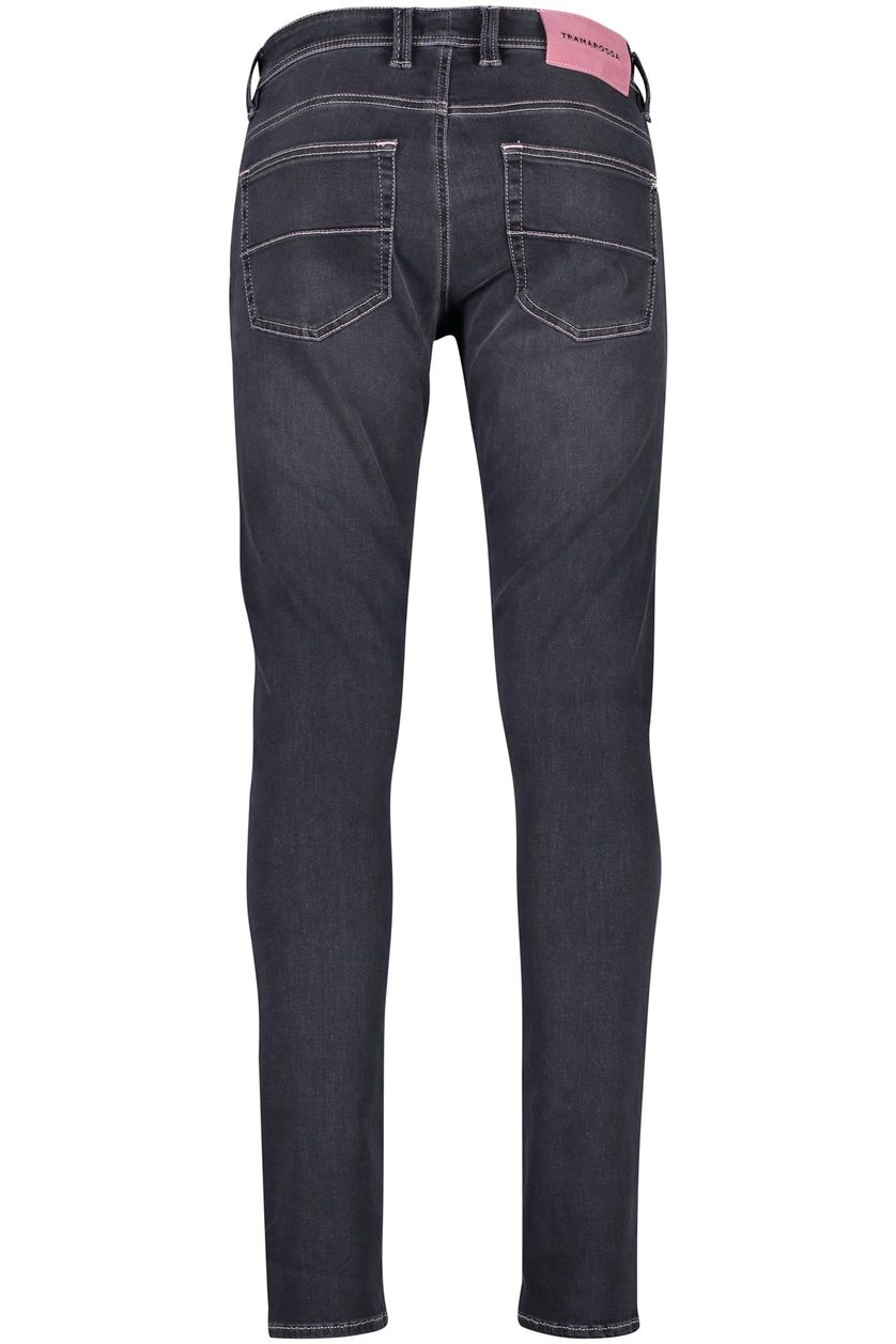 Tramarossa jeans Leonardo zwart effen katoen 5-pocket