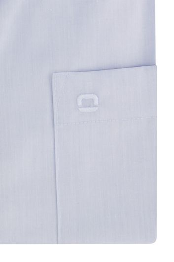 Olymp Comfort Fit overhemd mouwlengte 7 lichtblauw Luxor katoen