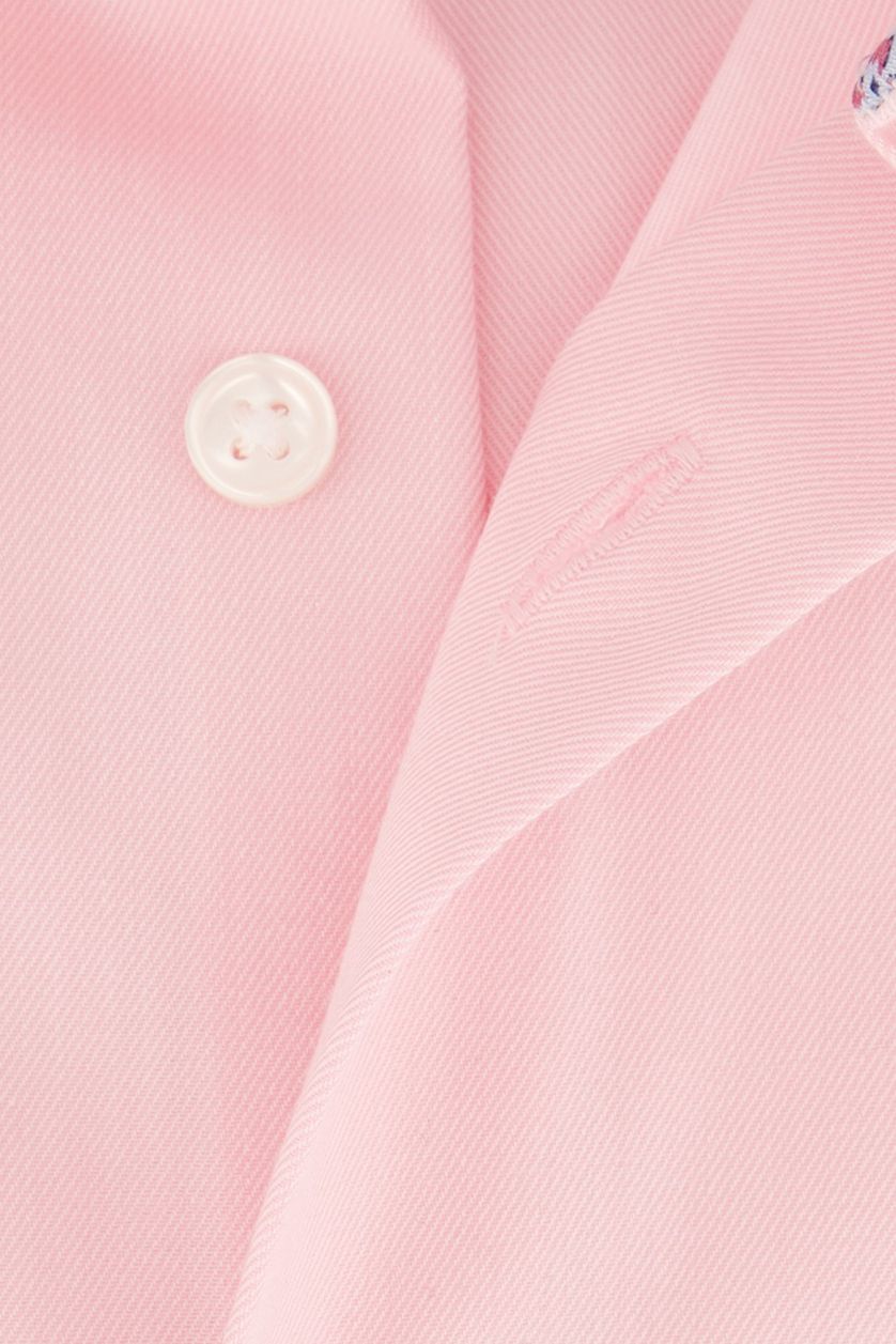 Katoenen Olymp luxor overhemd modern fit 24 seven roze