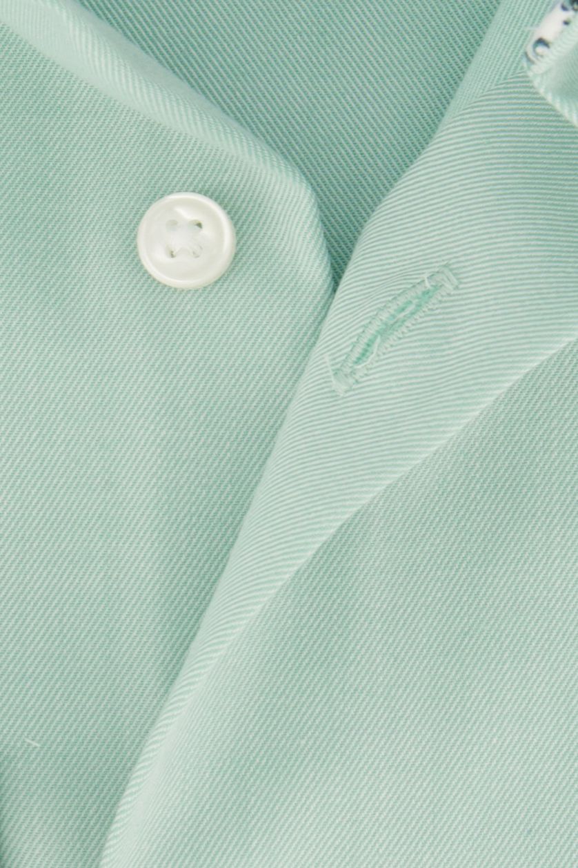 Groen Olymp overhemd modern fit katoen