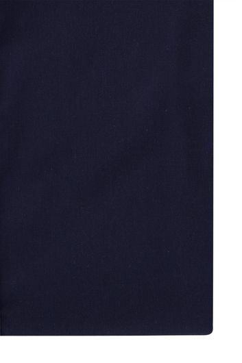Olymp overhemd katoen mouwlengte 7 super slim fit navy NO. six