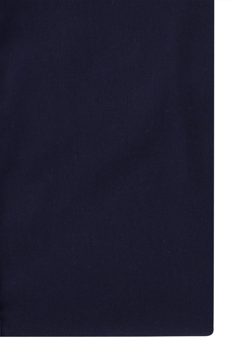 Olymp super slim fit overhemd NO. six mouwlengte 7 navy katoen