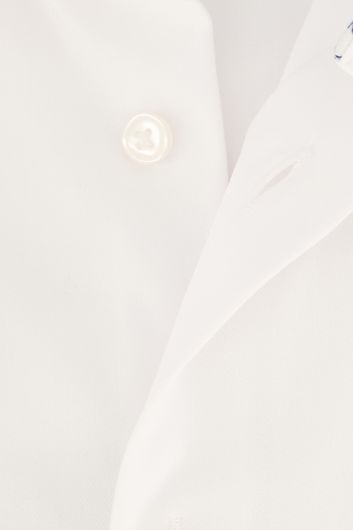 Olymp Luxor Modern Fit overhemd katoen mouwlengte 7 wit