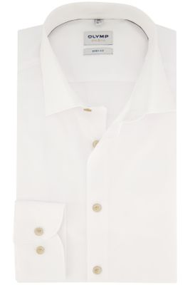Olymp katoenen Olymp overhemd mouwlengte 7 normale fit wit