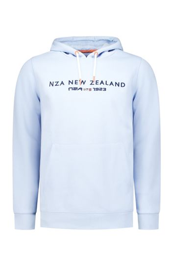 New Zealand sweater hoodie lichtblauw