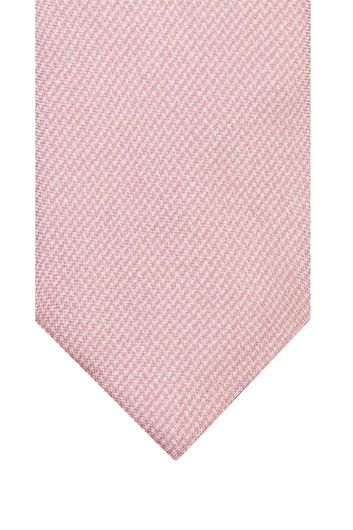 Profuomo zijde stropdas roze geprint 