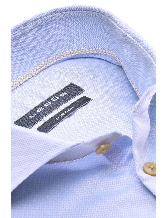 business overhemd lichtblauw Ledub Slim Fit