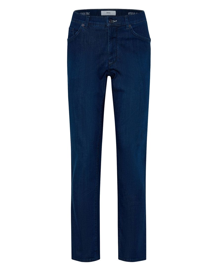 Brax stretch spijkerbroek donkerblauw effen
