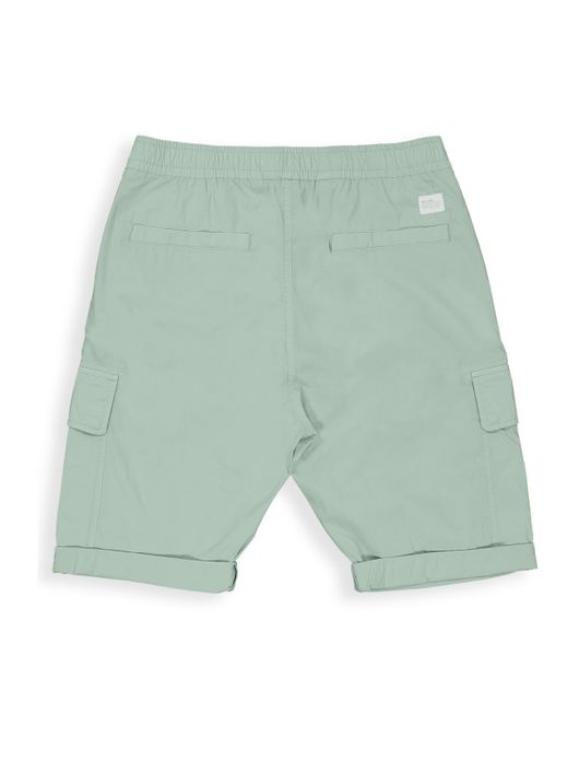 Butcher of Blue bermuda groen effen