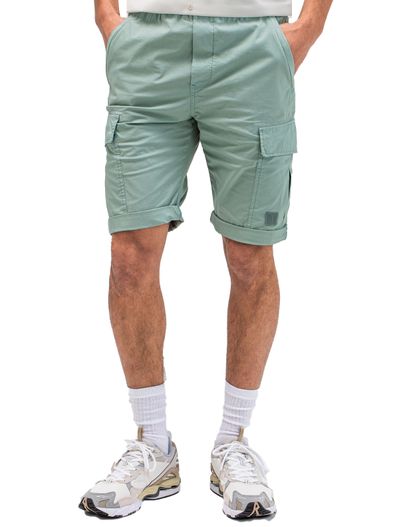 Butcher of Blue Butcher of Blue korte broek groen katoen normale fit