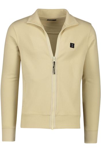 Butcher of Blue Butcher of Blue vest beige rits katoen