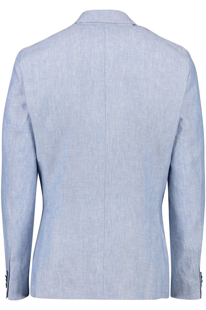 Digel colbert Edward lichtblauw gemêleerd linnen modern fit