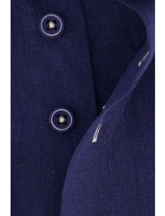 Portofino overhemd donkerblauw linnen
