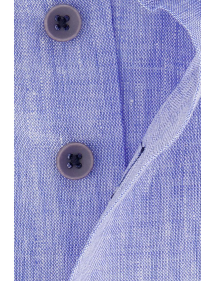 casual overhemd Portofino Regular Fit lichtblauw gemêleerd