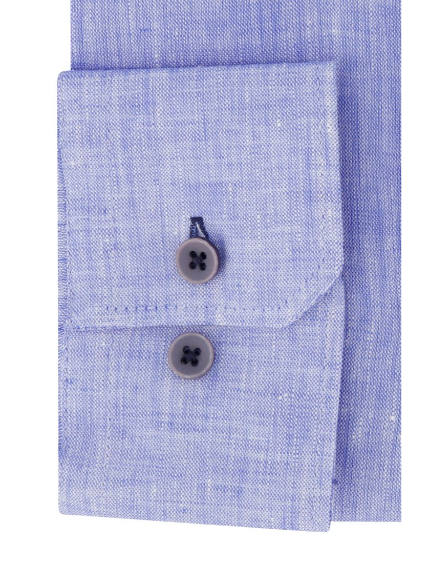 casual overhemd Portofino Regular Fit lichtblauw gemêleerd