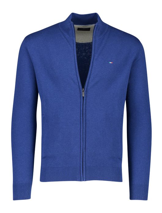 Portofino vest blauw effen