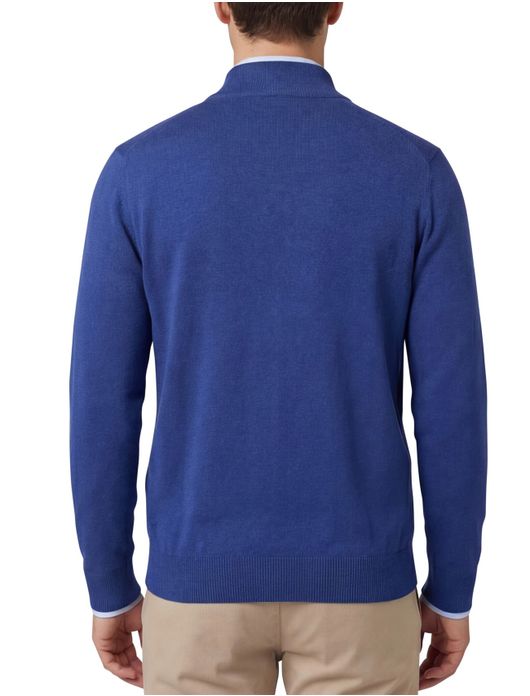 Portofino vest blauw effen