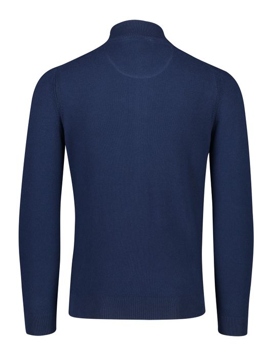 Portofino vest donkerblauw effen