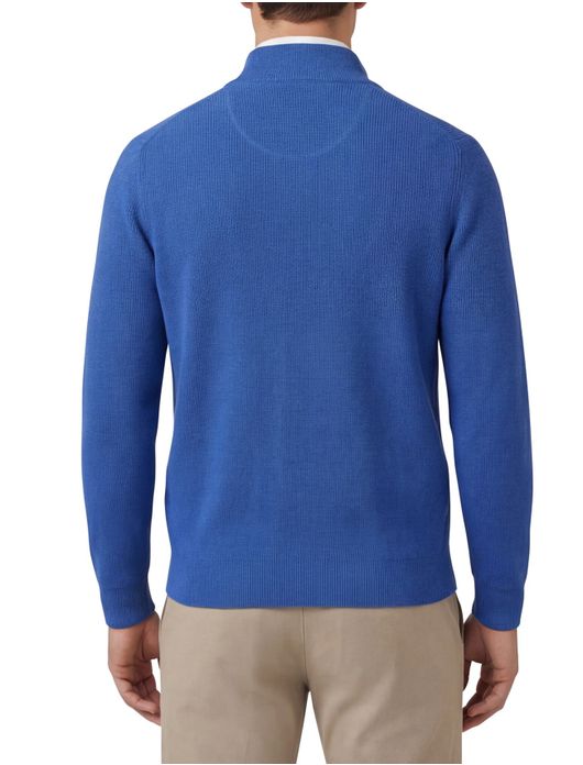 Portofino vest effen blauw