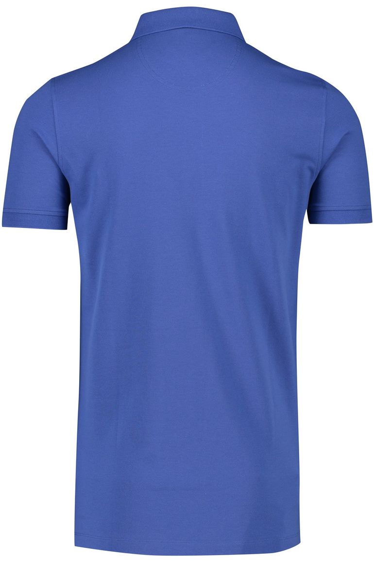 Portofino polo extra lang blauw