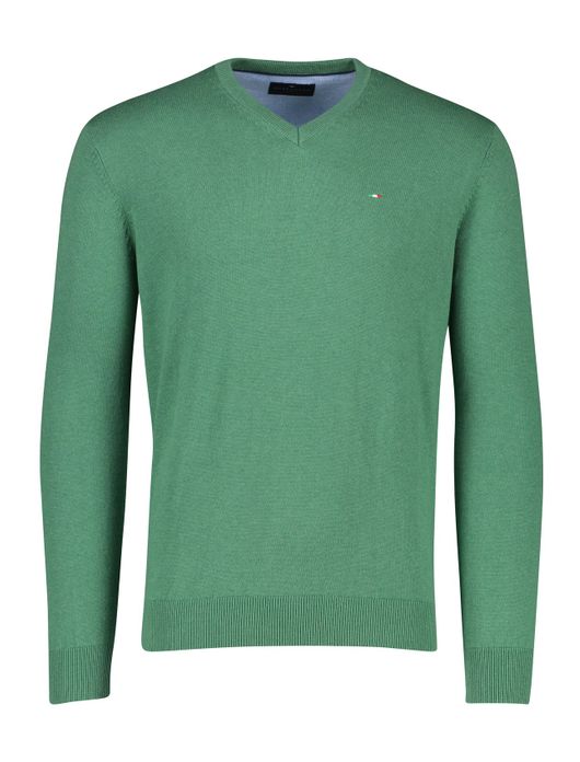 Portofino trui groen v-hals
