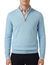Portofino trui lichtblauw katoen
