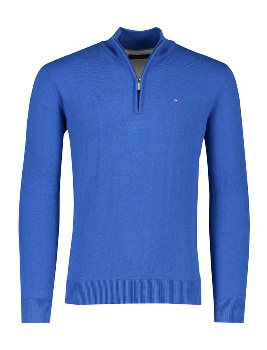 Portofino trui blauw katoen
